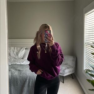 Purple Champion crewneck size: S